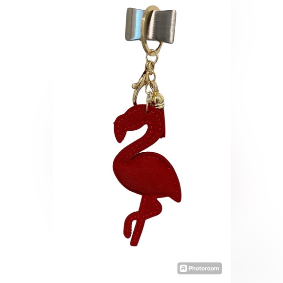 Flamingo Bling Keychain/Bag Charm - Picture 2 of 2
